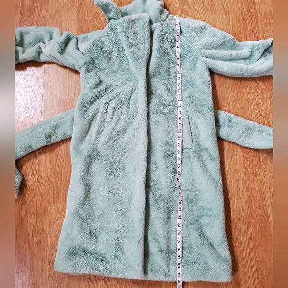 Halogen X Atlantic-Pacific Faux Fur Coat sz Small - Picture 11 of 13